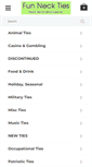 Mobile Screenshot of fun-ties.com